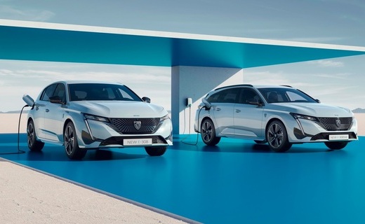 Представлены электрические хэтчбек и универсал Peugeot E-308