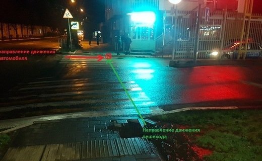 ДТП произошло в Лазаревском районе на улице Калараш вечером 22 января