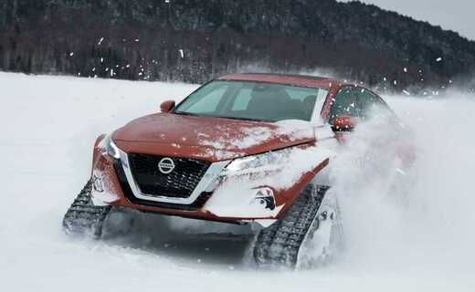 На автосалоне в Монреале представят гусеничный Nissan Altima-te AWD